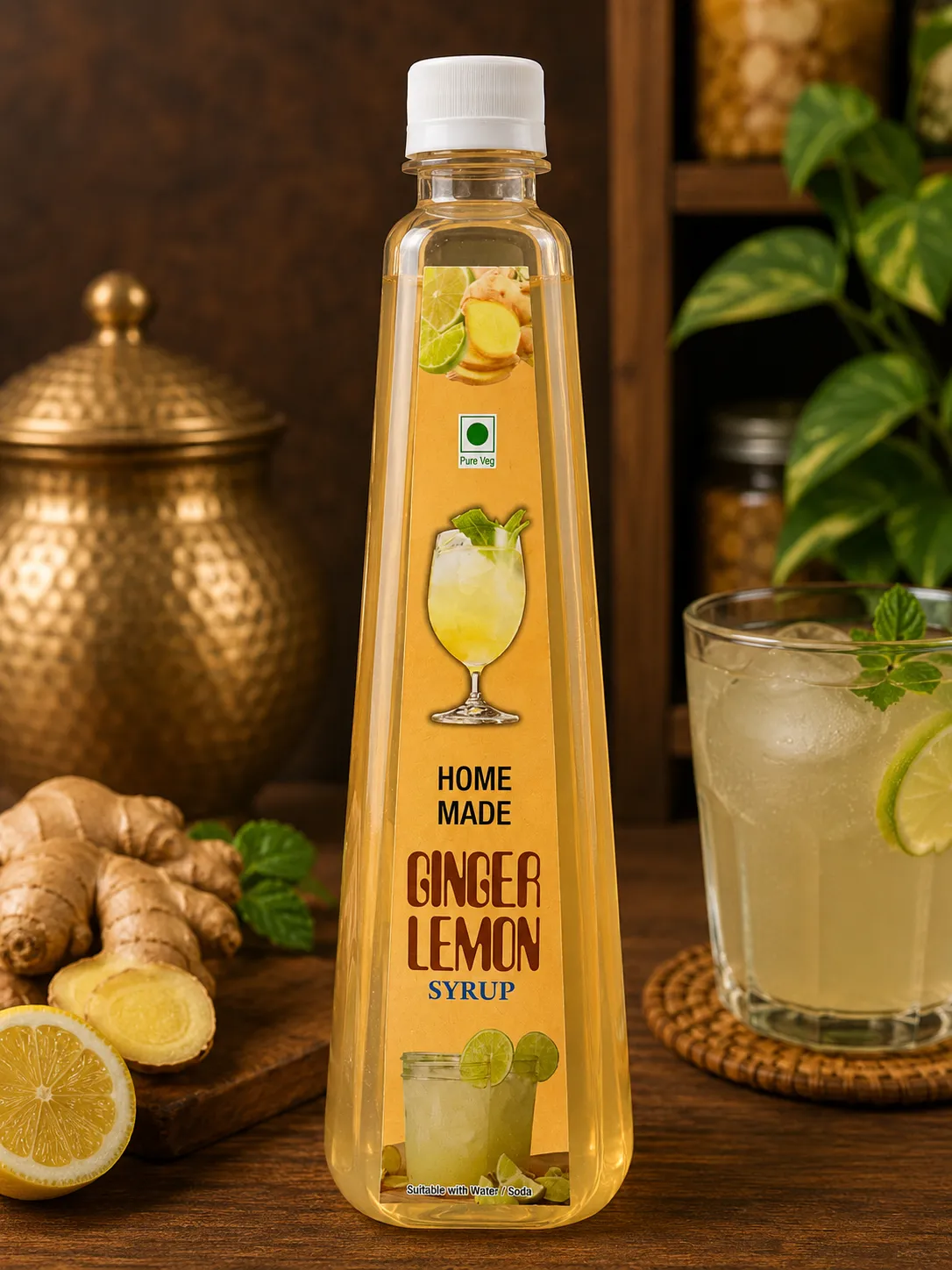 Ginger Lemon Syrup